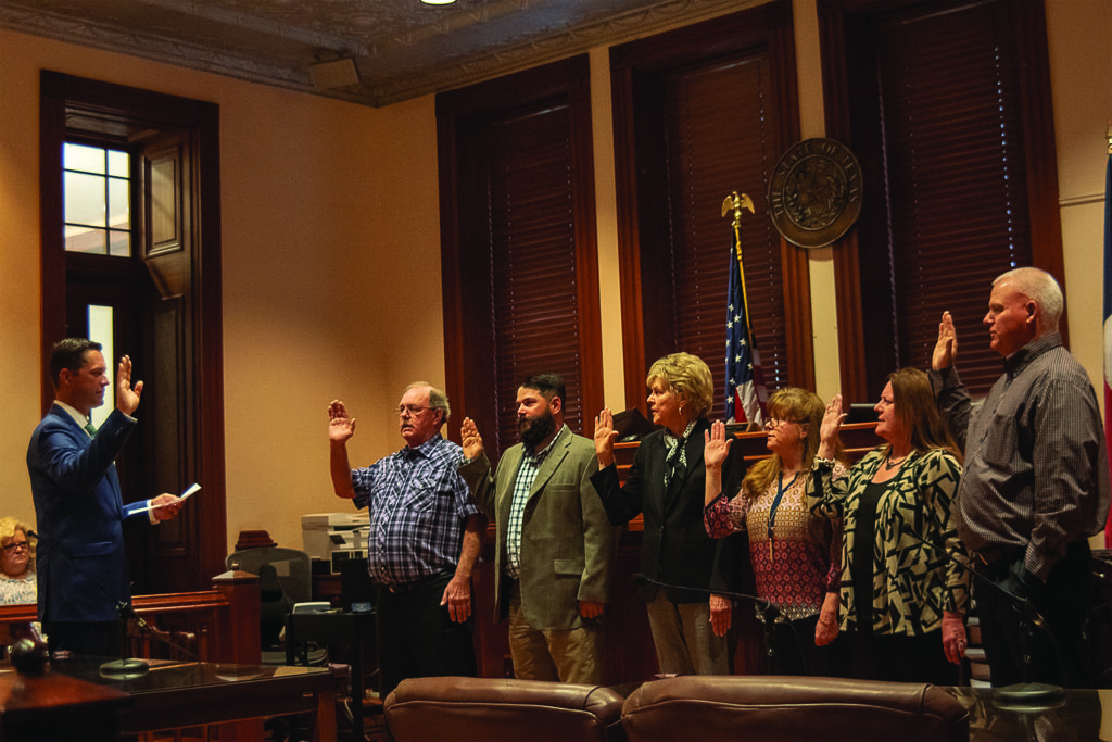 Swearing in ceremony CASA of Hill County Texas